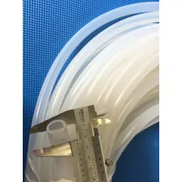 Ống silicon phi 8x10 màu trắng