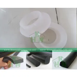 Ron silicone trắng dày 2ly