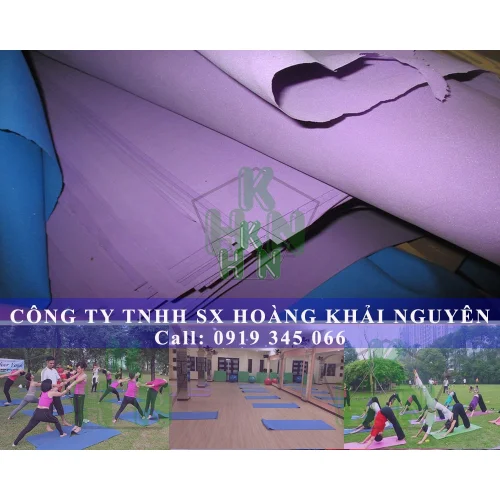 Mút eva tấm 25ly | Thảm xốp tập thể dục màu xanh lá chuối 3mm