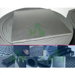Tấm cuộn cao su đặc chống rung chịu lực màu đen 3ly (3mm)