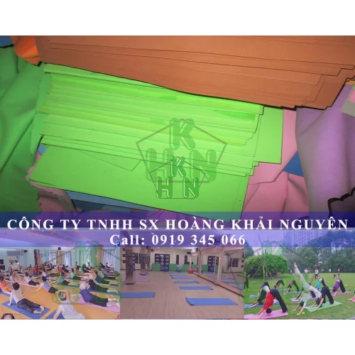Thảm tập yoga màu đất 20mm | Tấm mút xốp eva 25mm