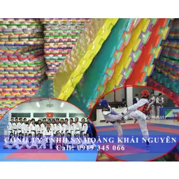 THẢM XỐP LÓT NỀN TẬP VÕ Ở BÀ RỊA-VŨNG TÀU | CAO SU LÓT SÀN TẬP GYM
